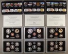 Complete 2017  2018    2019 10-coin U s  Mint Silver Proof Sets Ogp Box Coa