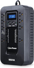 Cyberpower Ec650lcd Ups Battery Backup Surge Protector 650va 390w 8 Outlets