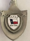 Vintage Souvenir Spoon Us Collectible Pewter Texas 1836-1986
