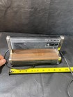 Zenith Vintage Clock Radio Model L465w Wood Grain Billboard Style Digital