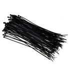 250x 10  Black Zip Ties Nylon Cable Fasteners Locking Plastic Cord Long Lot Pack