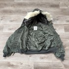Us Military Issue N-2b Flight Jacket Xl 70s Alpha Industries Scovill Parka 1978