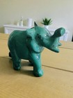 Elephant Statue Natural Malachite Green Crystal Carved Small Figurine 2 5    Zenda