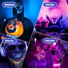 Glow In The Dark Face Body Paint  Glow In The Dark Under Uv Black Light Sticks