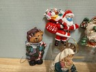 Mixed Lot Of 7 Vintage Christmas Tree Ornaments Variety Pack