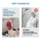 Waterproof Shower Cap For Women - 3-layer Terry Lined   Reusable Hair Cover