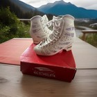 Edea Piano 240c Ice Figure Skating Boot W Crystals Gently Used New Insoles_ 1100