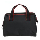 Hyper Tough 12-inch Polyester Tool Bag  With Full-length Zipper And Double Strap
