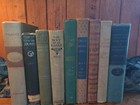 Lot Of 9 Vintage Hardcover Books No Dust Jackets Decorative Shelf Display 1900s
