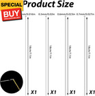 4 Pcs Bead Spinner Needles - 7 Inch Clip-style  Long Straight Beading Thread Nee