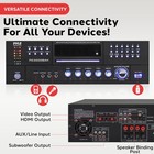 Pyle Pd3000bah 4 Channel Wireless Bluetooth Hdmi Home Audio Cd dvd Receiver