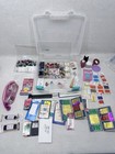 Vintage Sewing Notions Lot Buttons Needles Thread Sewing Kit Craft Supplies 