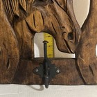 Western Wood Hand Carved  Horse Head  Wall Hanger Horseshoe Hook Large-- Mexico