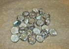 25 Medium Clear Glass Gems  Mosaic  Pebbles  Nuggets  5 8  To 7 8  Long