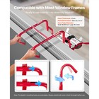 Uimoso 3-story 25ft Emergency Fire Escape Ladder For Safety And Quick Evacuation