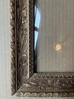 Antique  Curved Glass Convex Picture Frame 23   x13    See Pictures For Wear