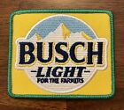 Busch Light For The Farmers Beer Vintage Style Retro Iron Sew One Patch Cap Hat