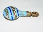 Rare Antique Miniature Charm Size Perfume Scent Bottle  Faceted Glass
