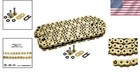 Heavy Duty 520 X-ring Chain 112 Links   Quad-riveted Pins   Master Clip Link
