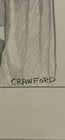 Sexy Supergirl Original Art Sketch C 1995 Att  Saleem Crawford  Dc Artist inker