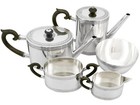 Antique Continental Silver Five Piece Tea And Coffee Set 1900-1940