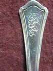 Sterling Wallace Washington Demitasse Spoon 4 1 4  12g Mono Obc 