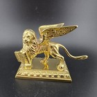 Lion Of St  Mark San Marco Solid Venetian Brass Winged Lion Figurine 4 