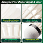 Hiraliy Goose Feather Badminton Shuttlecocks With Cork Head