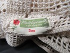 Vintage Crocheted Coverlet Heavy Handmade Homemade 104    X 82   