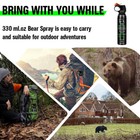 Feloiy 30 Feet Bear Deterrent Repellent Spray 11 Oz Glow Cap Camping Hiking