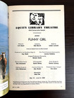 Vintage Off-broadway Funny Girl Playbill  Extremely Rare  1986 Carole Schweid  