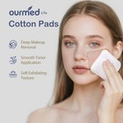 Ourmed Life Large Cotton Pads For Face  Soft   Lint-free Cotton Rounds With P   