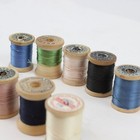 Lot Of 14 Vintage Sewing Thread Spools J p Coats Belding Corticelli