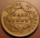1829 Classic Head Half Cent