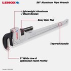 Lenox Tools 36  Aluminum Pipe Wrench