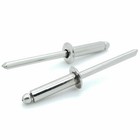 Qty 500 3 16  Dia  X 1 2  Grip Domed Pop Rivets All Aluminium 6-8