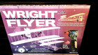 Wright Flyer Twin Propeller  Vintage Model Airplane Kit Rubber Band Powered New