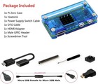 Raspberry Pi Zero 2 W Case Kit With Raspberry Pi Zero 2 W Case Power Supply