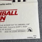 The Cannonball Run  1981  Original One Sheet Movie Poster Folded Vintage