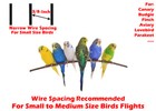 55  Extra Large Flight Multiple Parakeets Canaries Finches Lovebirds Cage Stand