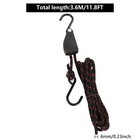 4 Pack Kayak Rope Tie Downs 1 4  X 11 8ft Rope Tie Downs Canoe Bow And Stern    