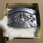 Hudson New York Fasny Belt Buckle The Firemen s Home Usa Vintage 1892 To 1992