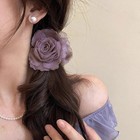Rose Flower Hair Claw Clip For Women Girls Floral Hairpin Hair Accessories New