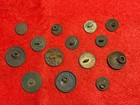 Confederate One-piece Flower Button Civil War Dug Relic Lot - Richmond  Virginia