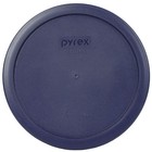 Pyrex 2 Pack Blue Plastic Round 6 7 Cup Storage Lid Cover 7402-pc For Glass Bowl