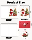 Christmas Cards  24 Pack Boxed Cards With 4x6 Inches  Red