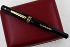 1930   s Wahl Eversharp Doric Fountain Pen Black Works Fine Nib