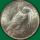 1923 Peace Dollar Brilliant Uncirculated Bu Coin  38730
