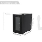 8-bottle Wine Cooler Refrigerator 110v Freestanding For Home Bar Wine Fridge