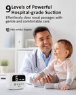 Baby Nasal Cannula  Night Light Soothing Function  With Food Grade Silicone Head